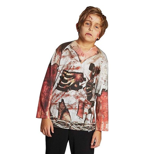 Kinder zombie langarmshirt - zombie,